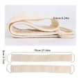thumbnail image 3 of Body Exfoliating Scrub,Bath Towel Pull Back Strap with Natural Fiber, 27.6 Inch Long Exfoliating Scrubber and Wash Scrubber, 3 of 9