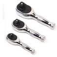 thumbnail image 4 of 72 Teeth Quick Socket Ratchet Wrench Spanner 1/4 3/8 1/2 Short Handle Manual 1/4（6.35Mm）, 4 of 8