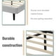 thumbnail image 5 of Queen Upholstered Platform Bed Frame with Headboard, Mattress Foundation, Wood Slat Support, Quiet, no Box Spring Needed My Lux Decor Round, 5 of 12