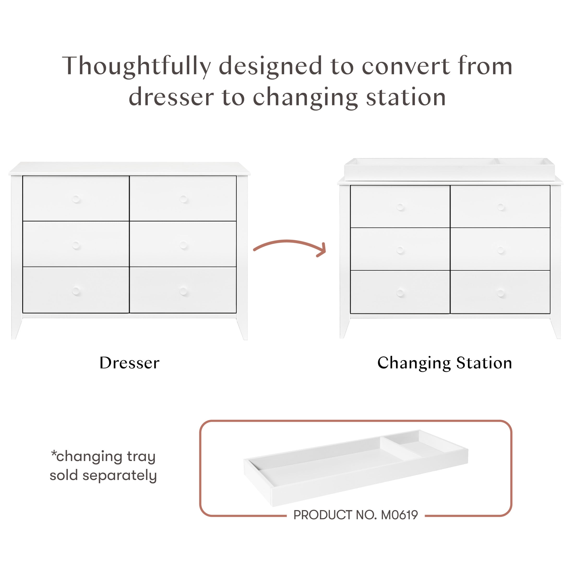 Babyletto Sprout 6-Drawer Dresser (48")