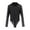 Black, variant on Women's Mesh Sheer Long Sleeve Bodysuit See Through Slim Thong Jumpsuit Party Turtleneck Body Suit Lingerie Leotards