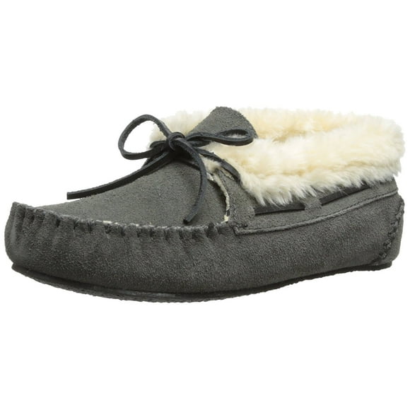 Zapatillas tipo botín Minnetonka Chrissy para mujer, color gris, talla 6