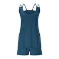 thumbnail image 6 of Womens Short Sets 2 Piece Sets for Women Summer Sets for Women Ladies Fashionable Casual Top Solid Color Pocket Top and Shorts Set Summer Outfits, 6 of 8