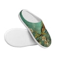 thumbnail image 3 of Lsque Retro Birds Pattern Womens Comfort Cotton on Scuff With Memory Foam and Anti-skid Sole Slipper-46/47, 3 of 7