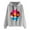 Gray, variant on QUINDOS Hoodies for Women Plus Size Womens's Sweatshirts Casual Long Sleeve Graphic Crew Neck Pullover Tops