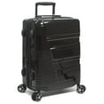 thumbnail image 2 of Dejuno Lumos Hardside 3-Piece Expandable Spinner Luggage Set - Black, 2 of 7