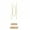 3pc-6inch, variant on 4/6/8/10/12 Inch Plate Dish Hangers Holder W-shaped Wall Display Decorative Invisible Spring Hanging Hook Golden 