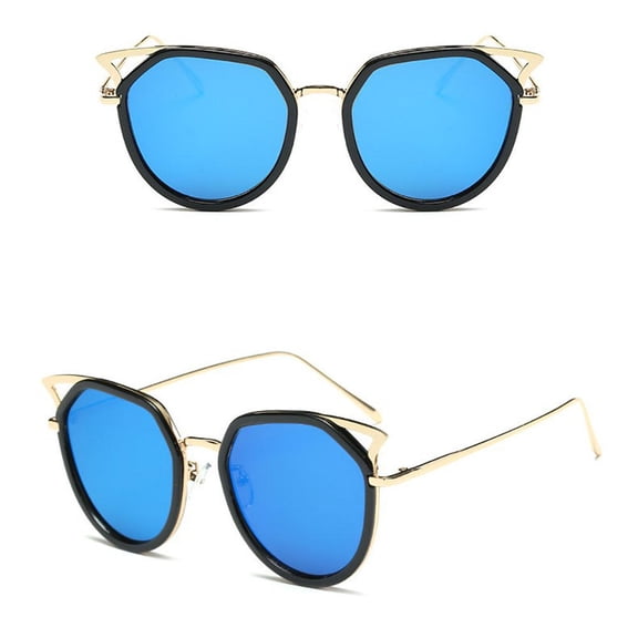 Vintage Cat Eye Sunglasses Women Metal Frame Mirror Lens UV400 Protection Retro Designer Sun Glasses Female Eyewear Gift
