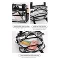 thumbnail image 5 of ibiyuan Clear Bag for Stadium Events Clear Tote Lunch Bag with Non-detachable Reinforced Straps for Work, Sporting Events and Gym, 5 of 8