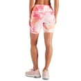 thumbnail image 2 of ID Ideology Womens Floating Petals 7 Inch Bike Shorts Petal Berry Ice M, 2 of 3