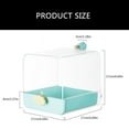 thumbnail image 5 of YIEMEEN Parrot Bathtub Shower Box Large Capacity Multifunctional Pet Bird Bath Tub, 5 of 12
