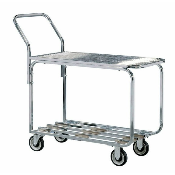 Hubert Stock Cart Plated Steel Wire - 36" L x 18 1/2"W x 40 1/2"H