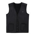 thumbnail image 1 of Heated Vest USB-Powered Adjustable Single Fleece Washable Three-speed Temperature Control Keep Warm V Neck Fast Heating Electric, 1 of 10