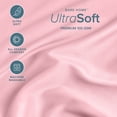 thumbnail image 2 of Bare Home Fitted Sheet - 22" Extra Deep Pocket - Premium 1800 Collection - Queen, Light Pink, 2 of 6