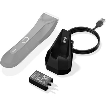 VHBW Charger Dock for MMANSCAPED 4.0 with AC Adapter, Wireless Charging Stand Base for MANSCAPPED 4.0 Electric Groin Hair Trimmer