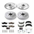 thumbnail image 3 of PowerStop Front and Rear Z23 Evolution Sport Brake Pad Rotor Drum and Shoe Kit Fits: DODGE Select Models K15071DK, 3 of 10