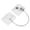 White, variant on Fridge Lock Refrigerator Lock with Keys,Heavy-Duty Fridge Lock with Adhesive Backing,Cabinet Locks with Keys,Safety Lock for Refrigerator,Cabinet, Drawer, Window,Easy Install, No Tools Needed,Black