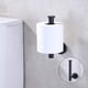thumbnail image 5 of Portarrollos de papel higiénico de acero inoxidable negro mate, montaje en pared, 12 cm, acabado cepillado, tornillos incluidos, 5 of 5