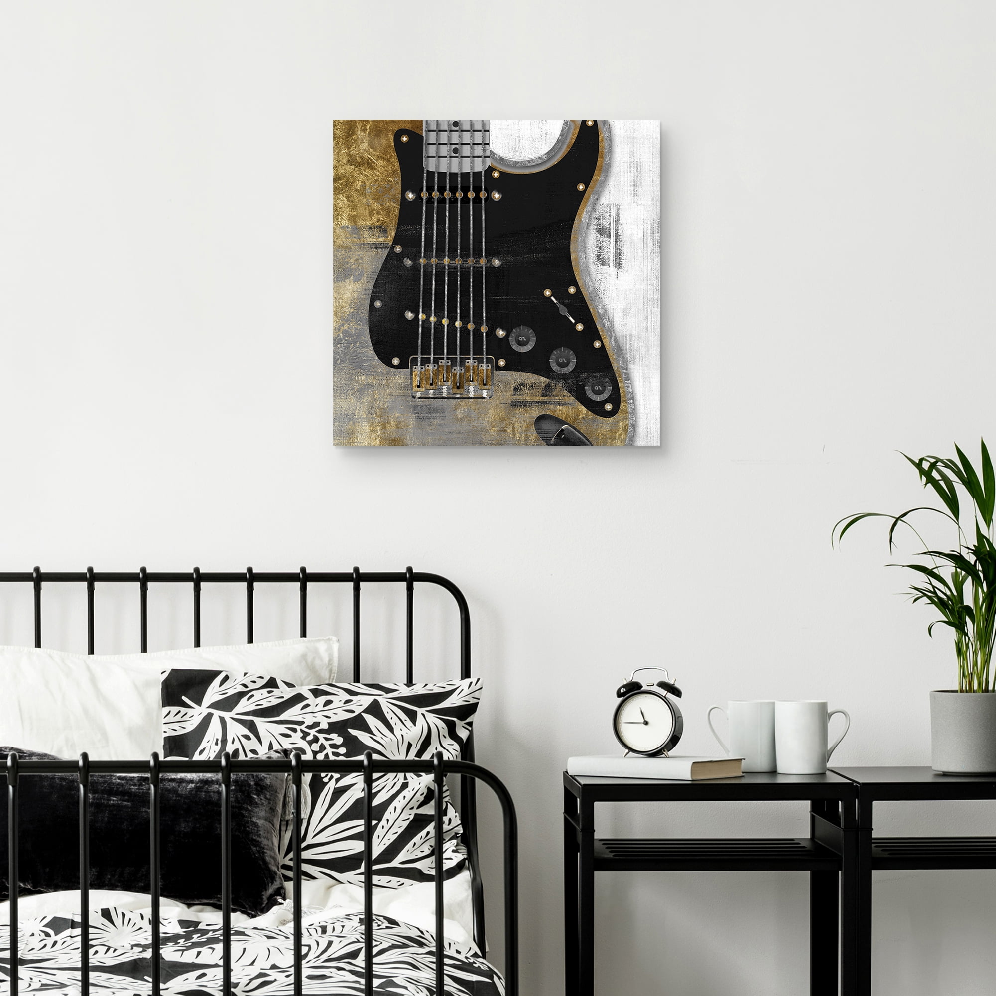 Guitar Study I by Natalie Adams Canvas Art Print