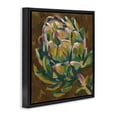 thumbnail image 2 of Stupell Industries Modern Leafy Artichoke in Olive Hues Black Floating Frame Canvas Art, 25 x 25, by June Erica Vess, 2 of 8