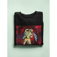 thumbnail image 3 of Artshine Aquarius, I Know Sweatshirt Women -Arvee Gibson Designs, Female 5X-Large, 3 of 4