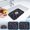 black#3693, variant on 2 Pack Kitchen Sink Mat Set | Heavy-Duty Flexible PVC Sink 40x30cm | Cut-to-Fit, Odorless, Modern Design, Easy Clean | Scratch-Resistant Mat for Stainless Steel Sinks