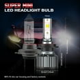 thumbnail image 2 of For Lincoln MKZ 2008 2009 2010 2011 2012 LED H7+H11 Headlight High Low Beam Bulbs Kit White 4x, 2 of 10