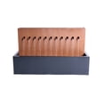 thumbnail image 3 of 3.25' Bronze and Gray Two-toned Zinc Metal Fountain with Planter, 3 of 6