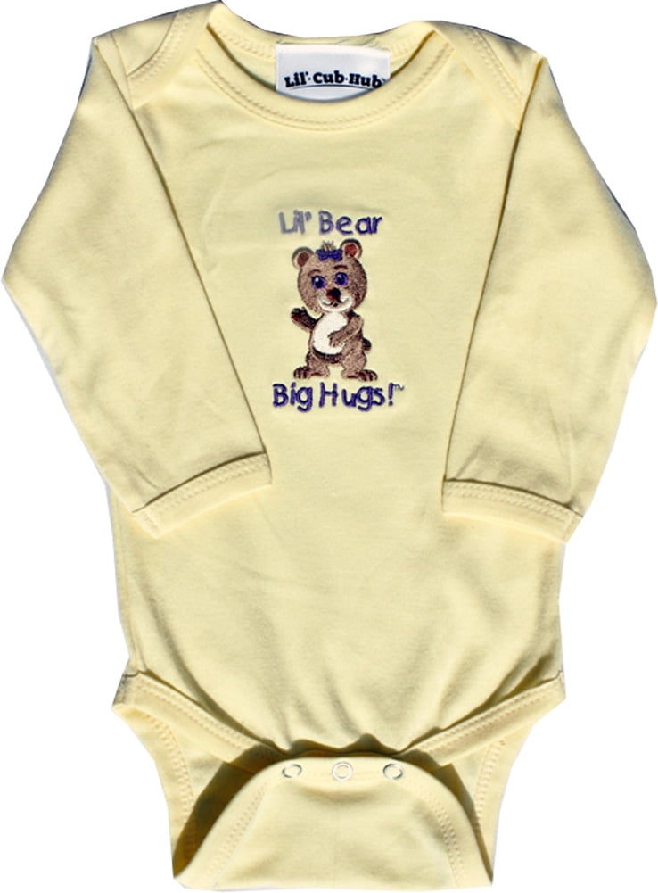 yellow long sleeve onesie