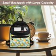 thumbnail image 5 of Eheartsgir Lemons Pattern Small Backpack, Adjustable Strap Polyester Mini Backpack for Hiking Travel, Smooth Zipper Travel Shoulder Bag, 5 of 8