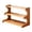 B, variant on Leeye Compact Desktop Cup Holder Organizer, Wooden Mug Storage Rack for Coffee Tea Cups, Countertop Display Stand, Brown, 13.78 in, 2.65 lb