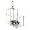 thumbnail image 1 of Convenience Concepts Designs2Go Three-Tier Clear Glass End Table, 1 of 3