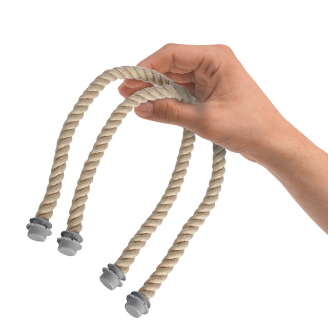 2 bolsas de lona con asa de cuerda para reparación de bandas trenzadas, para hacer bricolaje, con asa superior, correas de repuesto para monedero para Fernando Asas de bolso