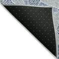 thumbnail image 3 of Addison Rugs Chantille Indoor/Outdoor Transitional Geometric Navy Washable Rectangle Rug, 1'8" x 2'6", 3 of 5
