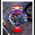 thumbnail image 3 of Reloj Deportivo Digital Analógico para Hombre con Doble Pantalla, 50 M Resistente Al Agua, Luz LED, Correa de Silicona, 3 of 5