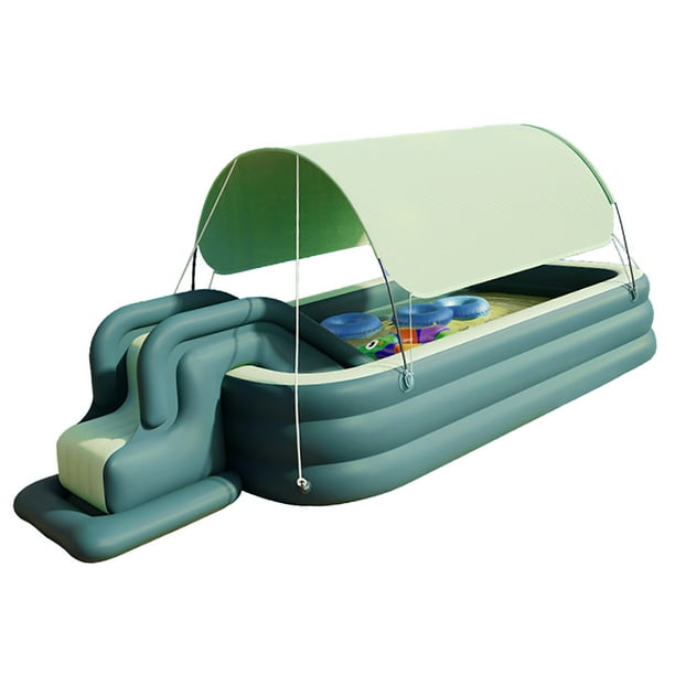 Piscina inflable BuyWeek con sombrilla extraíble para juegos de bebés