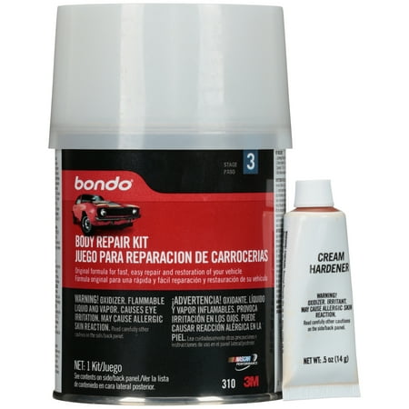 Fisher Glass Filler - 3M Bondo® Stage 3 Body Repair Kit 4 pc. Can