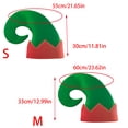 thumbnail image 3 of Unisex Stripe Santa Hats Soft and Comfortable Christmas Hats Festives Holiday Hats for Festives Gatherings, 3 of 8