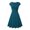 Blue, variant on TQWQT Women's Wedding Guest Dress Elegant Vintage Cotton Casual Flared A-Line Swing Party Cocktail Dresses