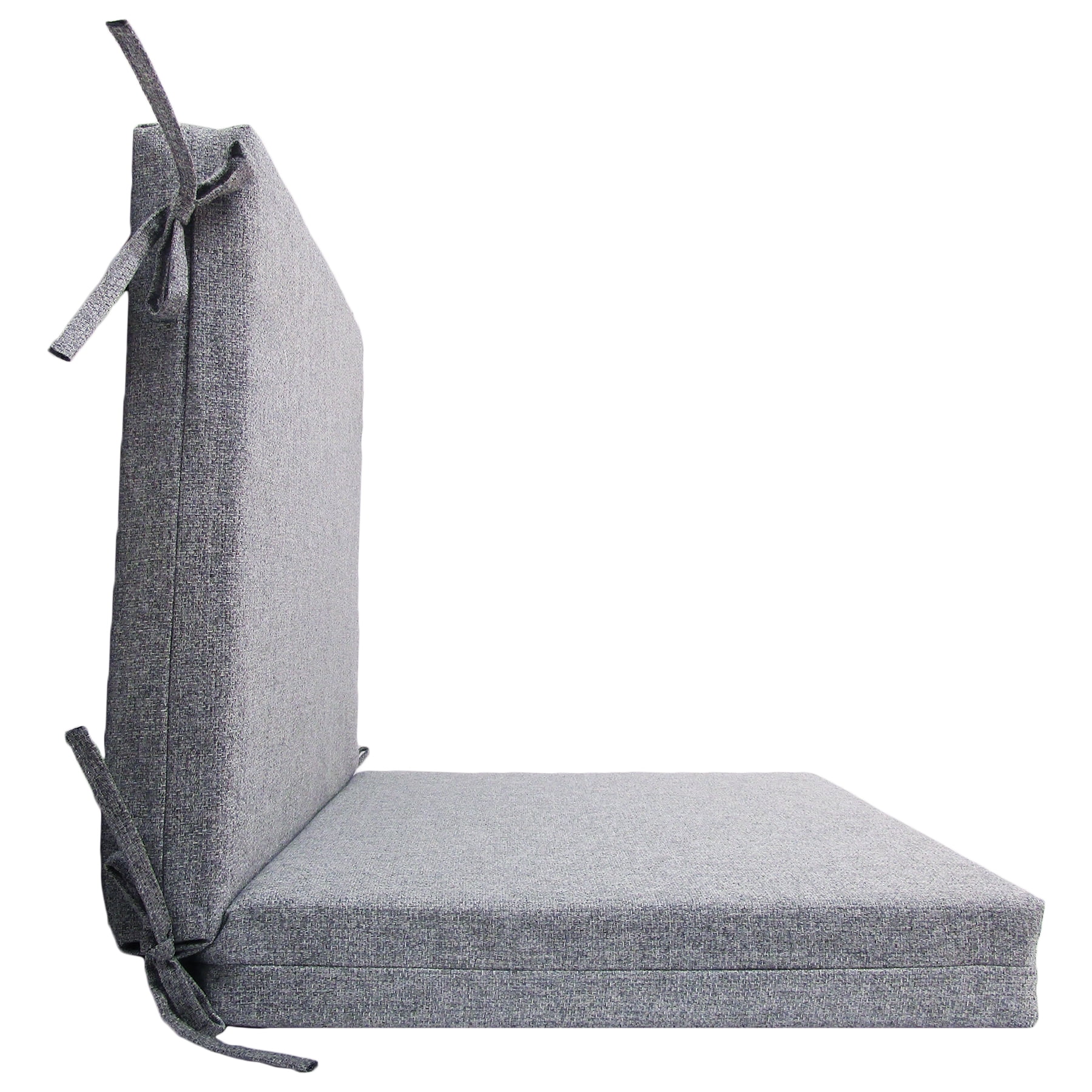 Better Homes & Gardens 44" x 20" Outdoor Chair Seat Cushion, 1-Piece, Grey