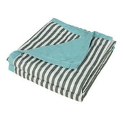 39x55IN Cold Blanket, Stripes Lightweight Summer Cloth Air Conditioning Quilt Odor Resistant Lightweight Breathable Summer Blanket, Room Decor Aesthetic for Sofa, Couch, Bed, Camping, Travel