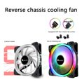thumbnail image 2 of Ventilador De Caja De Pc FR-701 PC Case Fan 120 mm 9 Blade direccionable RGB LED Lighting PWM Cooling Fan Tmvgtek Para estrenar, 2 of 4