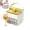 White and Yellow, variant on 50 Cube Ice Maker with Easy Press Lid and Storage Bin, Double-Deck Tray