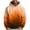 Orange, variant on CFLVAEK Big and Tall Mens Hoodies Fashion Gradient Graphic Hooded Sweatshirts Casual Long Sleeve Fall Sweatshirt Drawstring Pullover Tops with Pockets Coffee XL