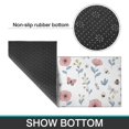 thumbnail image 6 of Pioneer Flower Floral Print Pattern Kitchen Rugs Sets Of 2, Anti Fatigue Non Slip Washable Floor Mats for Kitchen Sink Laundry, 17X30 Inch + 17X47 Inch, 6 of 6