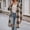 Khaki, variant on Womens Plaid Shacket Long Flannel Shirt Jacket Corduroy Coats | Casual Lapel Button Down Oversized Long Coat with Pockets, 2026 Trendy Midi Length Fall Winter Outerwear Outfits Orange M