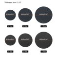 thumbnail image 2 of Uxcell 6" 8" 10" Round Plant Coasters Felt Pad Mat, Grey Black 12 In1 Set, 2 of 5