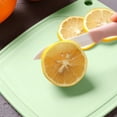 thumbnail image 5 of LinyerChopping Board Plastic Kids Fruits Vegetables slicing Board Kitchen Cooking Utensil, 126626, Green, 5 of 7