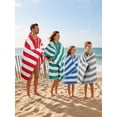 thumbnail image 5 of Utopia Towels Pack of 4 Cabana Beach Towels, Oversized 30 x 60 Inches Cotton Beach Towel Set, Smooth Ring Spun Texture for Pool and Swim Days, Modern Striped Design Bath Towels, 5 of 9