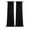 Black, variant on TopLLC Blackout Curtains 2 Panels Set, 51"x39" Solid Color Textured Window Curtains, Back Tab/Rod Pocket Room Darkening Curtains Thermal Insulated Window Treatment Drapes for Bedroom and Living Room